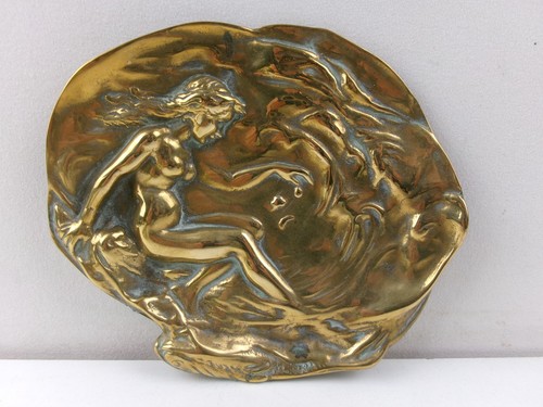 Lovely old brass pin - pin, art
