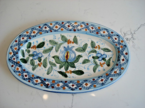 Scalloped oval trinket - scalloped, pin
