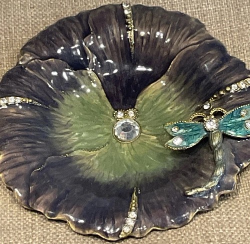 Pansy enamel small decorative - small,