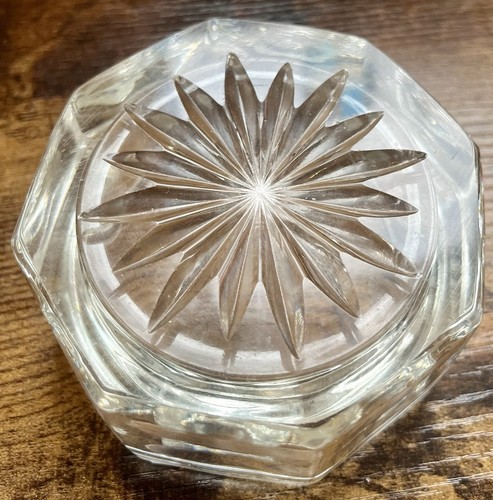 Vintage pressed glass crystal - vintage,