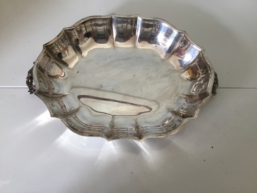 Brass pin dish etched small - brass,