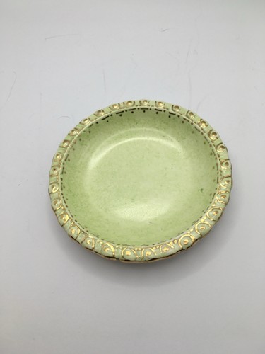 Spode green pin dish - green,