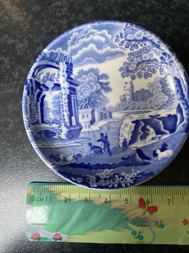 Spode blue italian small round - spode,
