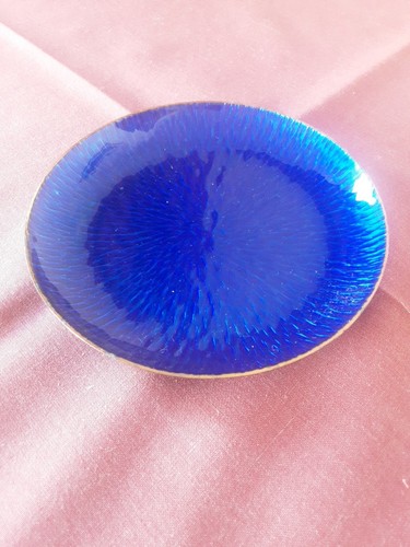 Vibrant blue enamel pin - enamel,