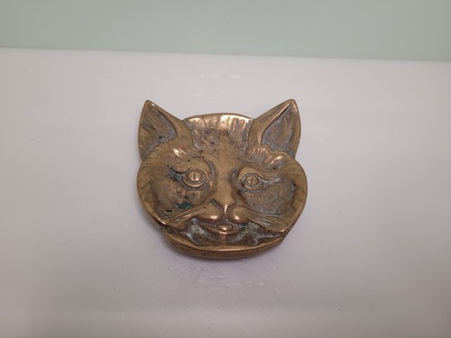 Vintage brass cat - vintage,