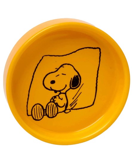 Snoopy magpie peanuts yellow - peanuts,