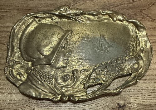 Antique art nouveas brass - antique,
