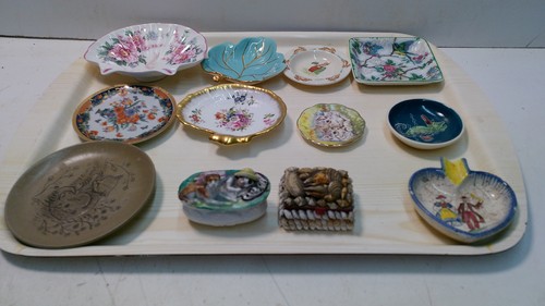 Vintage trinket trays pin - vintage,