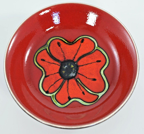 Poole pottery poppyfield - pottery, pin