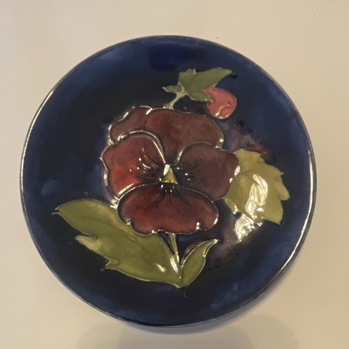 Moorcroft vintage purple pansy - moorcroft,