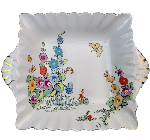 Art deco pin - tray, crown